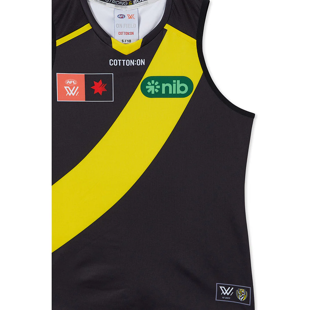 Richmond Season 8 AFLW Authentic Home Guernsey - Image 7