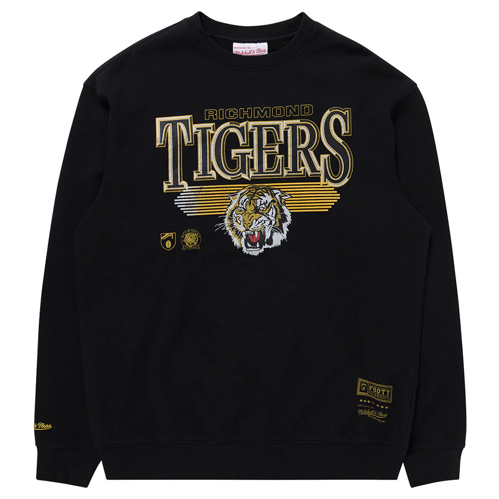 Richmond Mitchell & Ness Adults Underscore Crew Neck Sweater