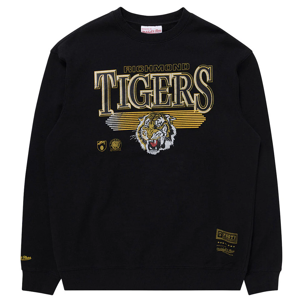 Richmond Mitchell & Ness Adults Underscore Crew Neck Sweater - Image 10