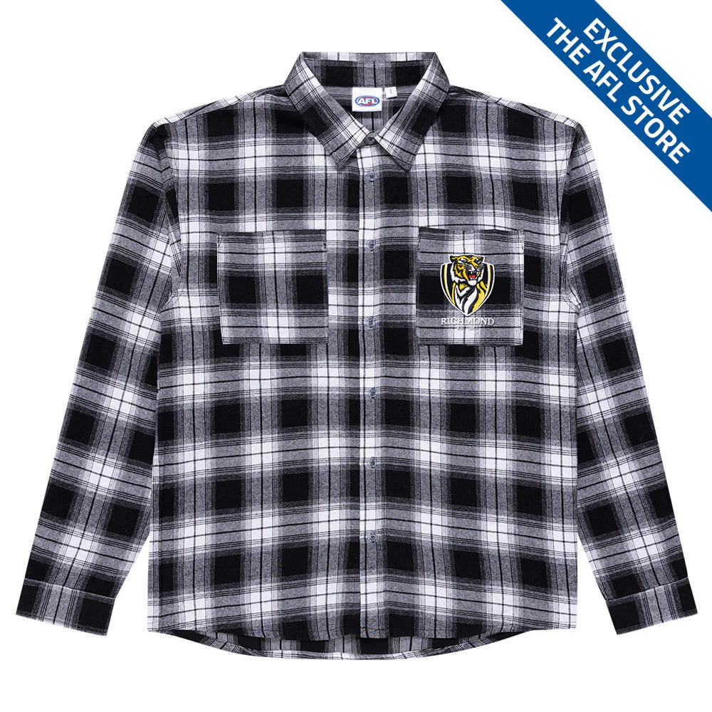 Richmond Mens Check Flannel Shirt - Image 8