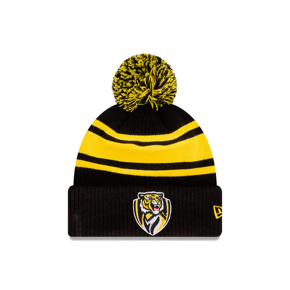 Richmond New Era Stripe Knitted Beanie - Image 4