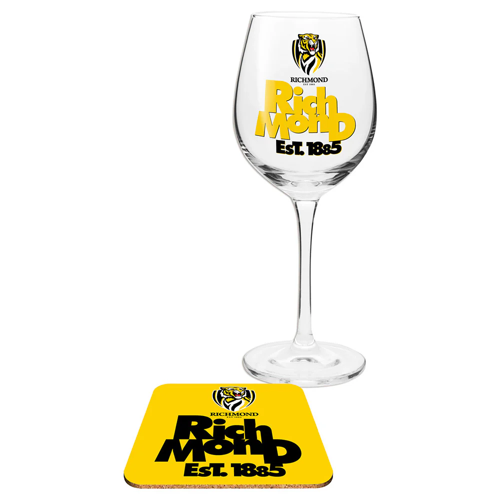 Richmond Wine Glass And Coaster