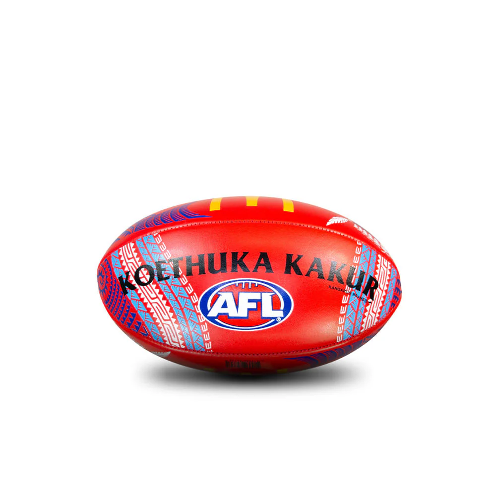Sherrin 2024 Sir Doug Nicholls Round Mini Football - Red