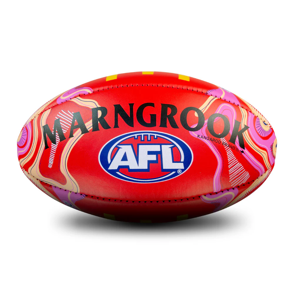 Sherrin 2026 Sir Doug Nicholls Round Game Ball Red - Image 4