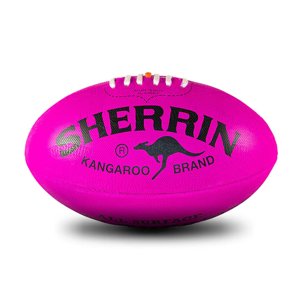 Sherrin All Surface Football - Pink - Size 4 - Image 5