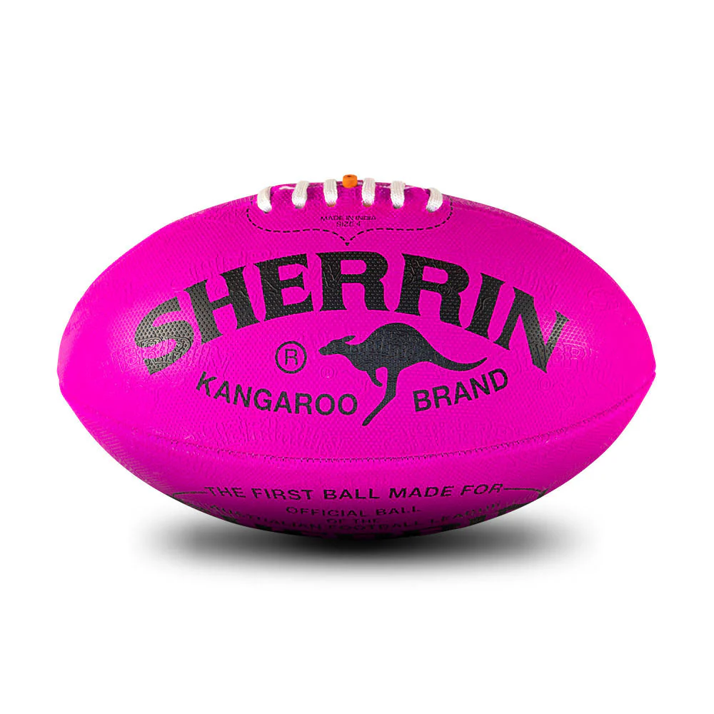Sherrin All Surface Football - Pink - Size 4 - Image 6