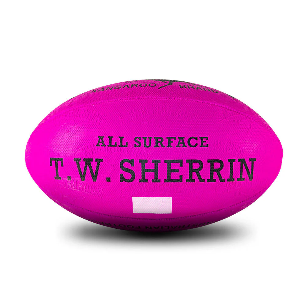 Sherrin All Surface Football - Pink - Size 4 - Image 8
