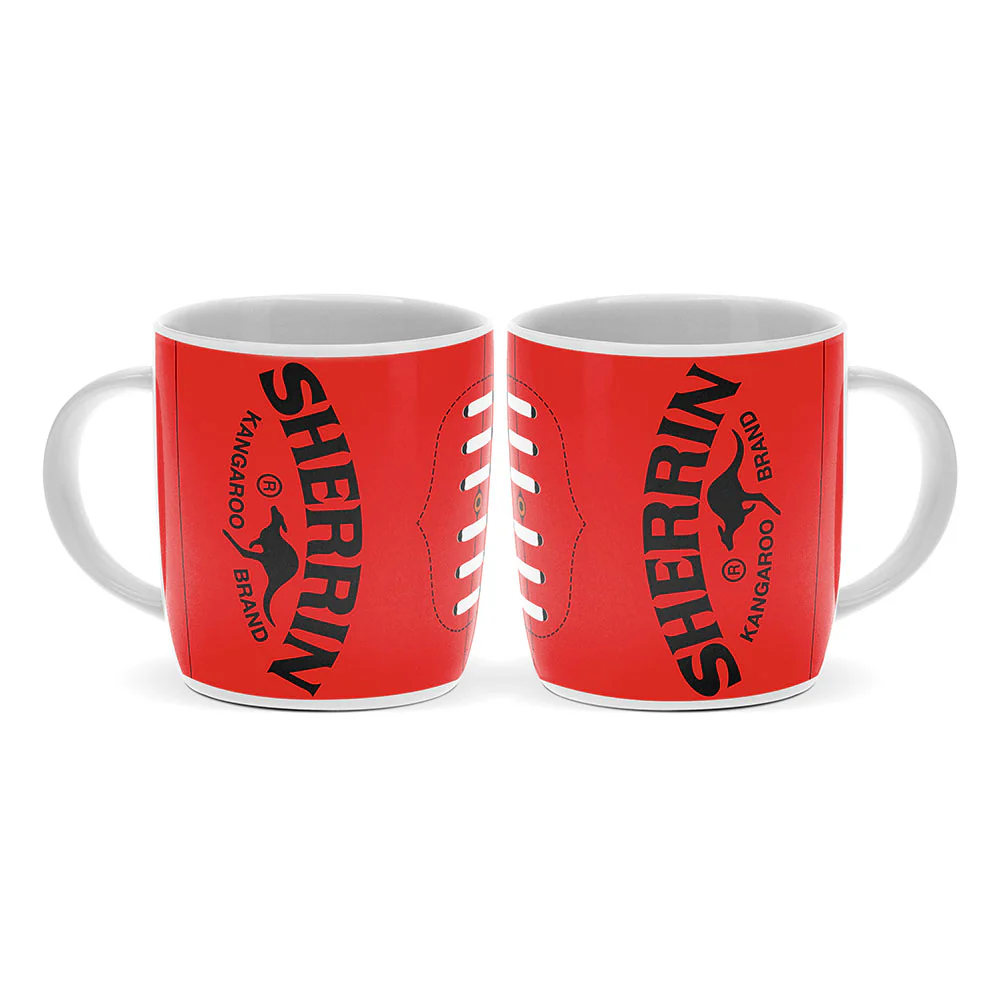 Sherrin Red Barrel Mug
