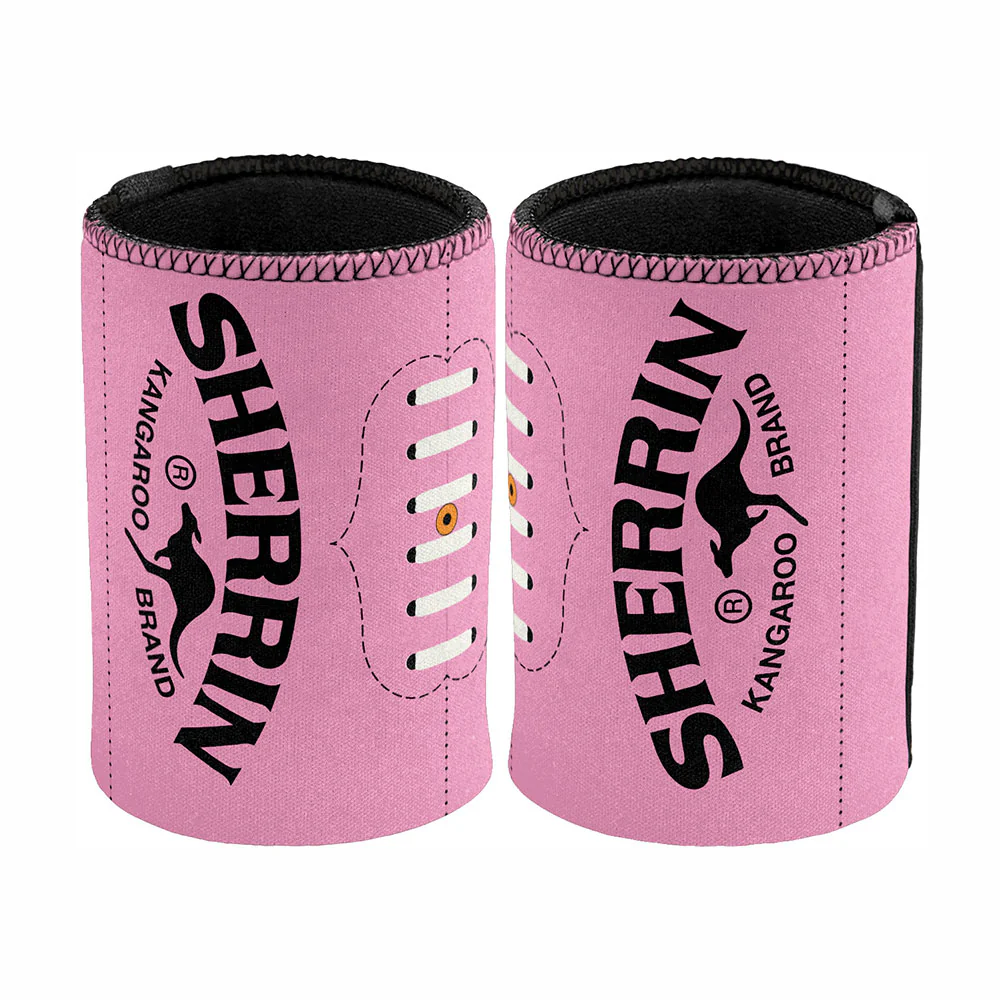 Sherrin Football Can Cooler Pink