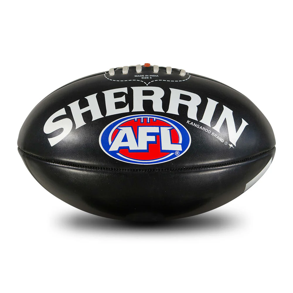 Sherrin Grass Surface Football - Black - Size 5 - Image 7