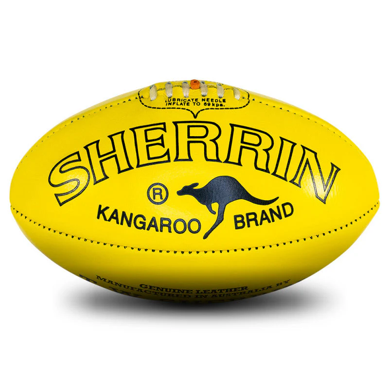 Sherrin Kb Yellow Size 5 Poly Football - Image 6