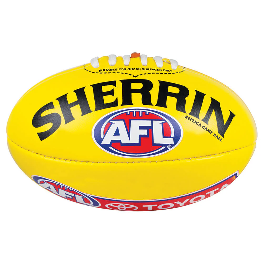 Sherrin Mini Yellow Football - Image 3