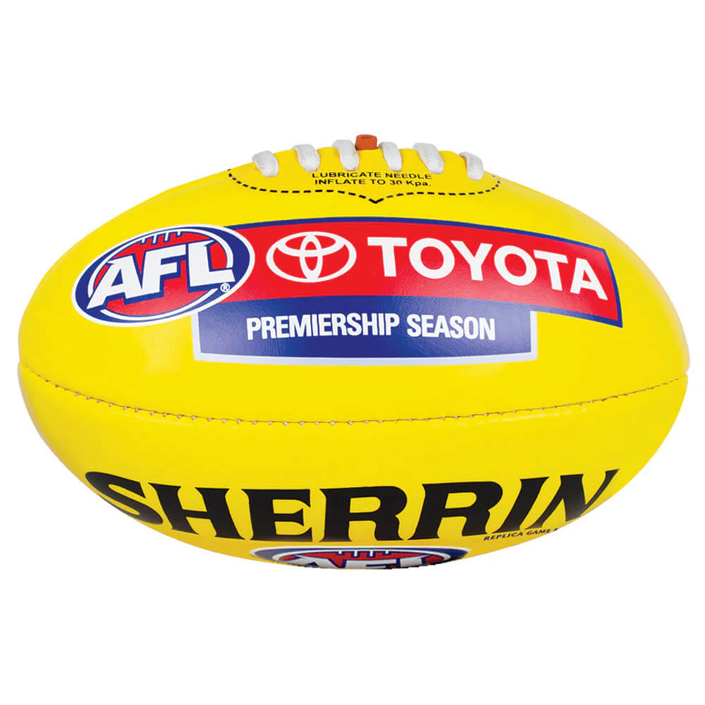 Sherrin Mini Yellow Football - Image 4