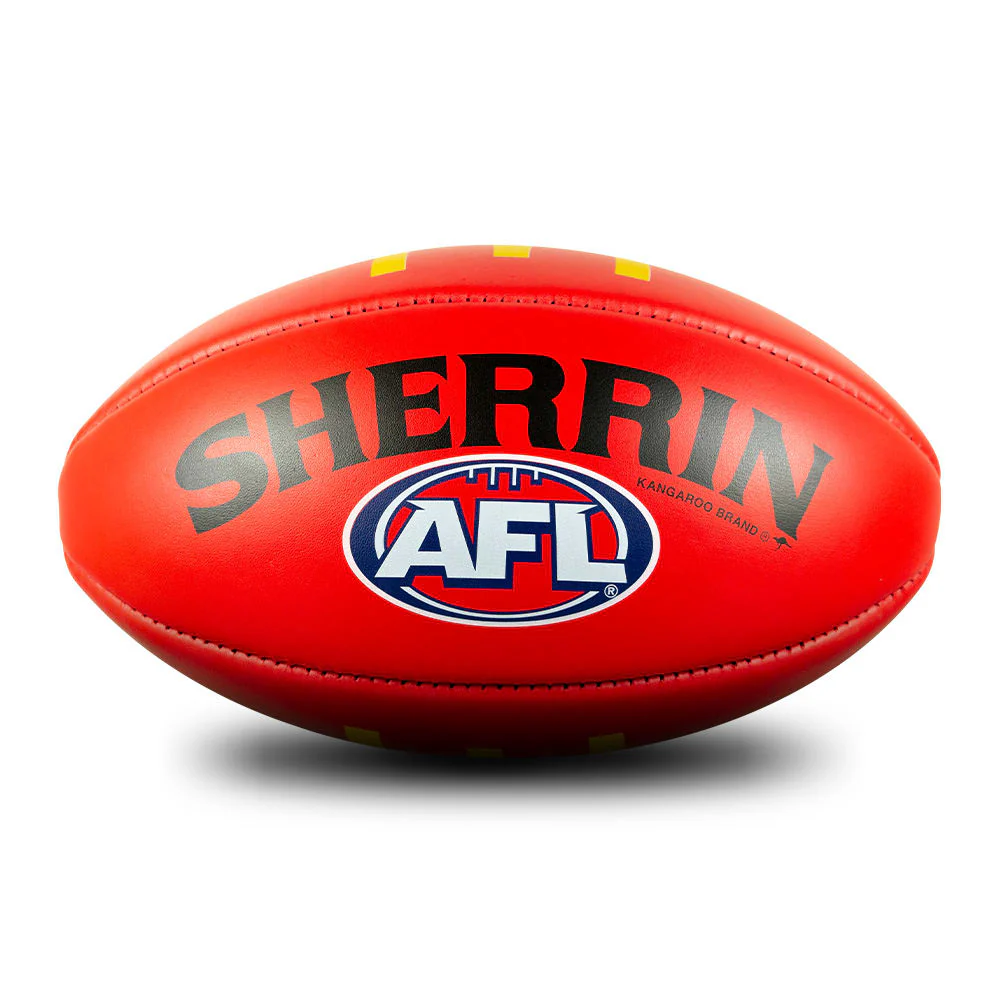 Sherrin Official AFL Game Football - Red