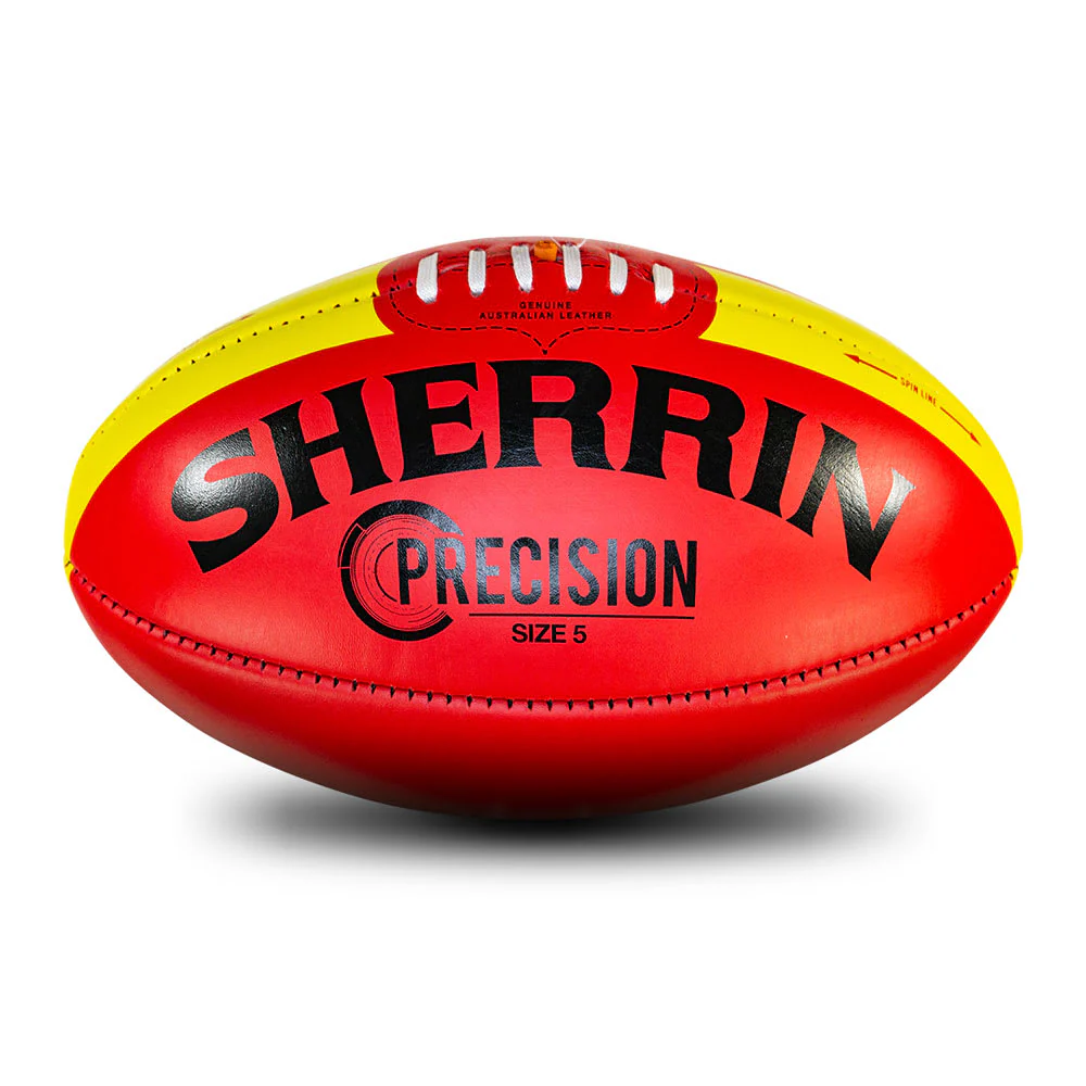 Sherrin Precision Red Football - Image 4