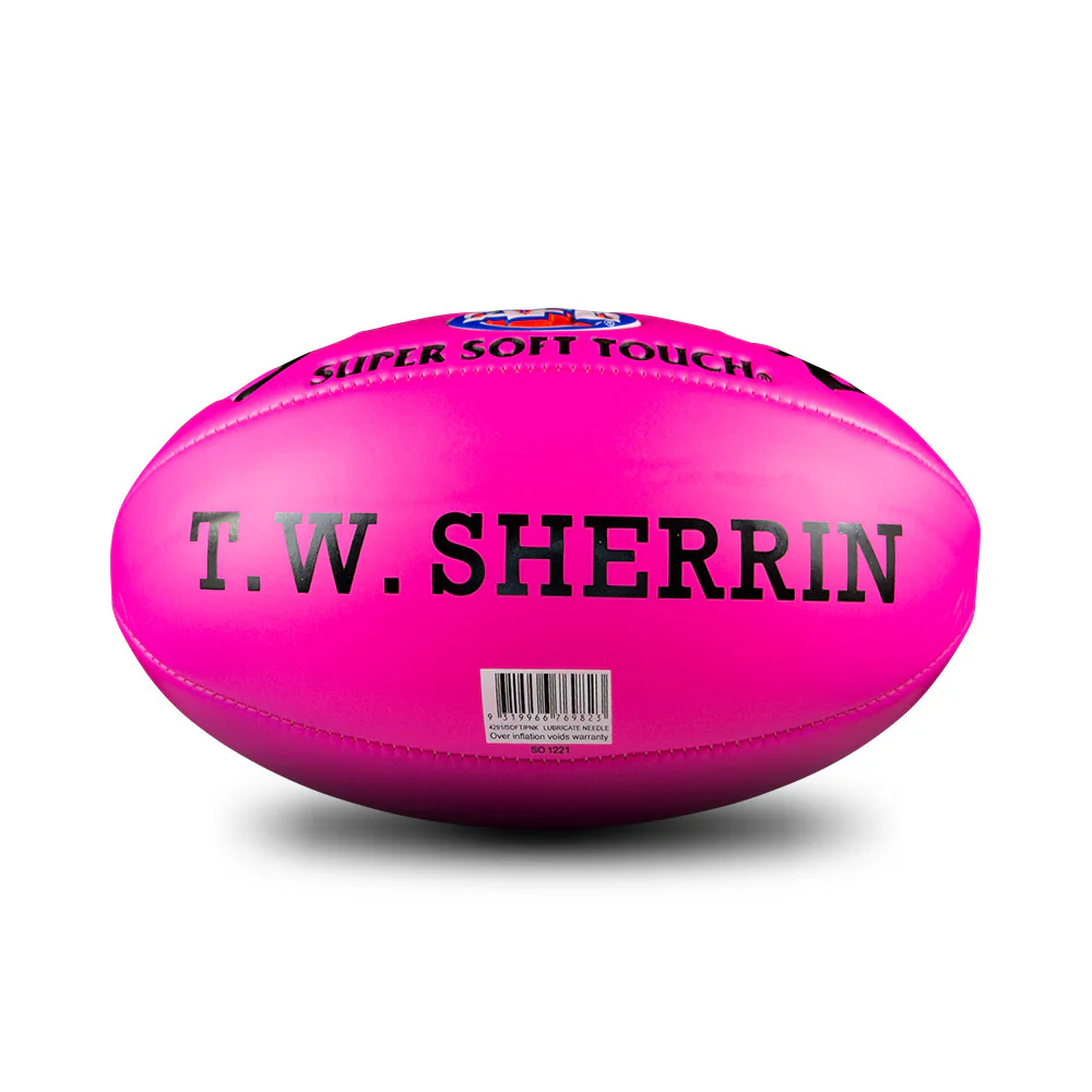 Sherrin Super Soft Touch Football - Pink - Size 3 - Image 3
