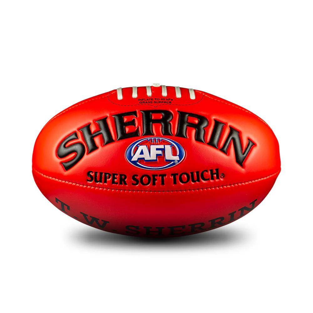 Sherrin Super Soft Touch Football - Red - Size 3
