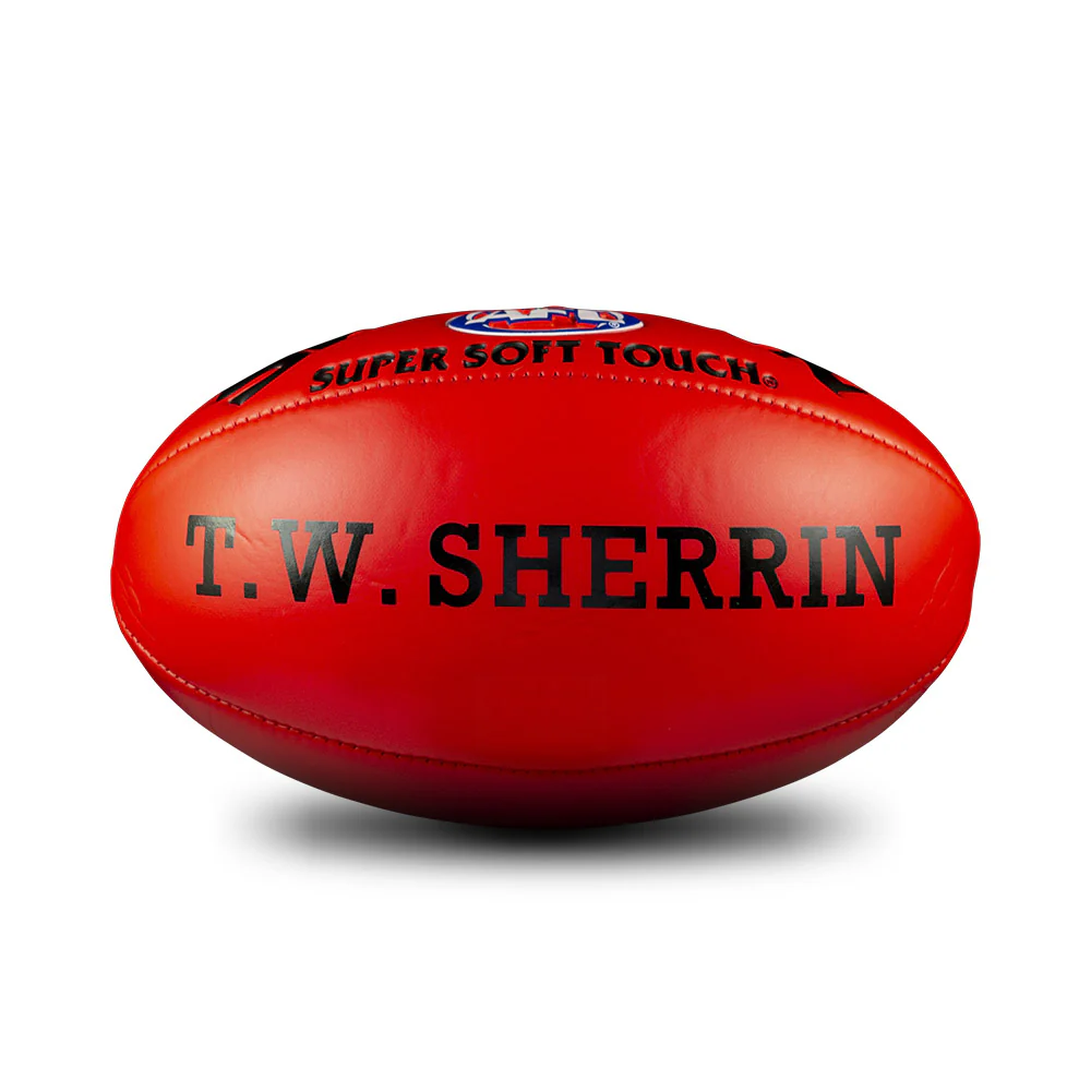 Sherrin Super Soft Touch Football - Red - Size 3 - Image 6