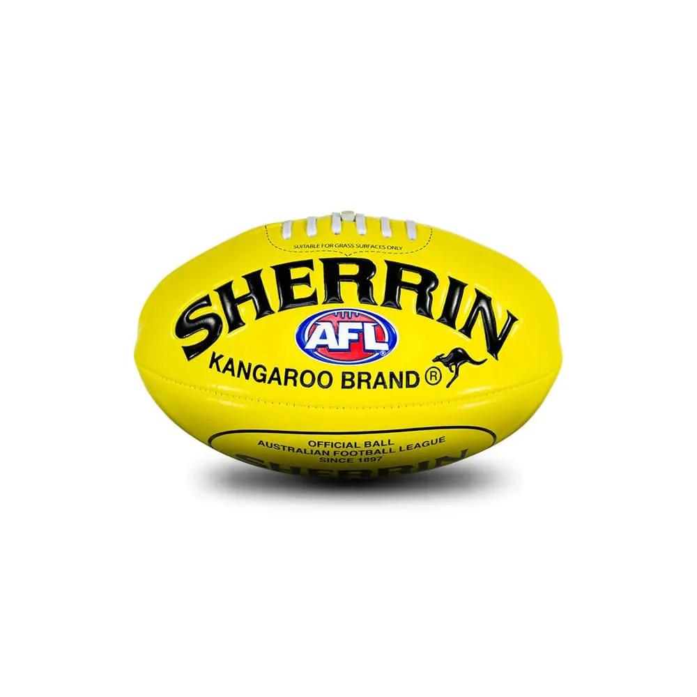 Sherrin Super Soft Touch Football - Yellow - Mini - Image 3