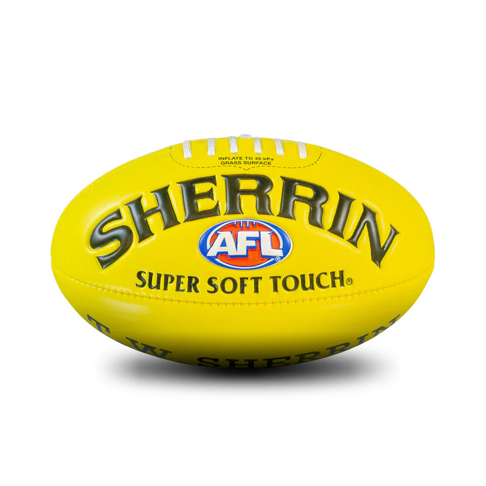 Sherrin Super Soft Touch Football - Yellow - Size 3 - Image 5