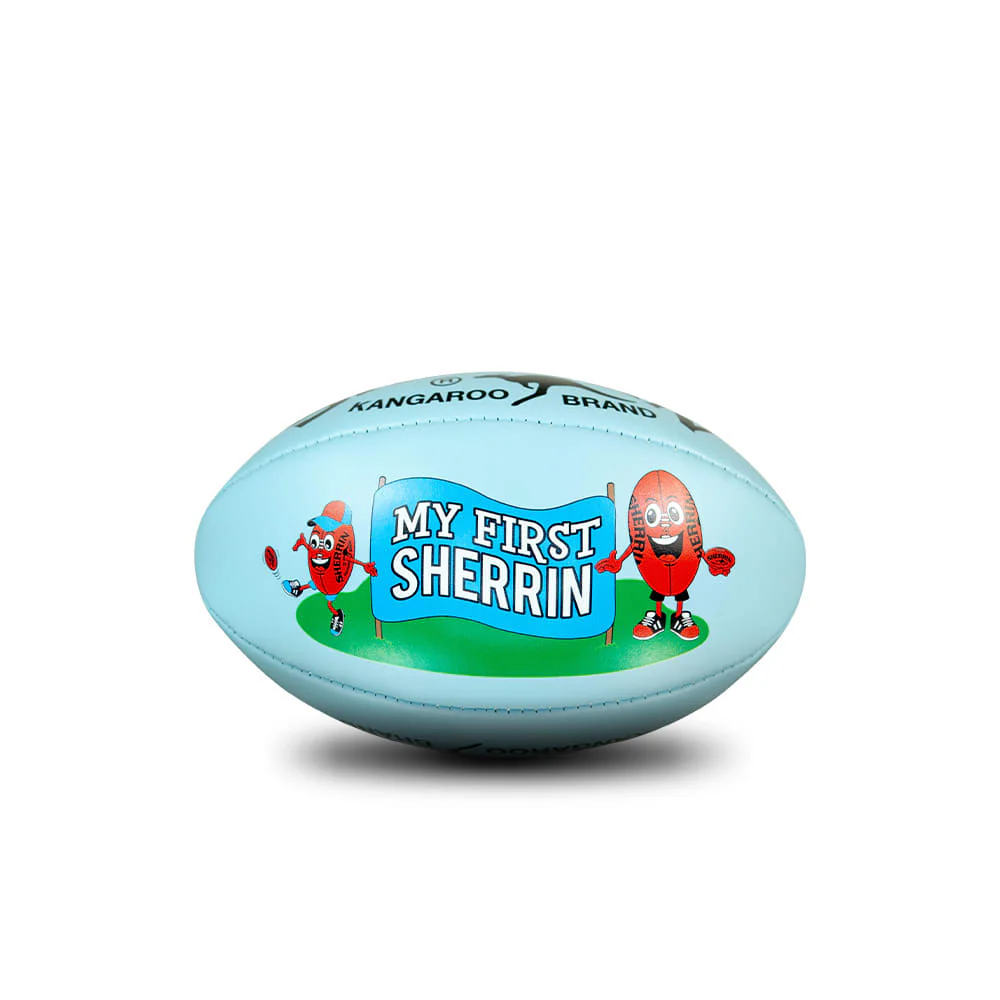 Sherrin My First Soft Touch 20cm Mini Football - Blue - Image 3