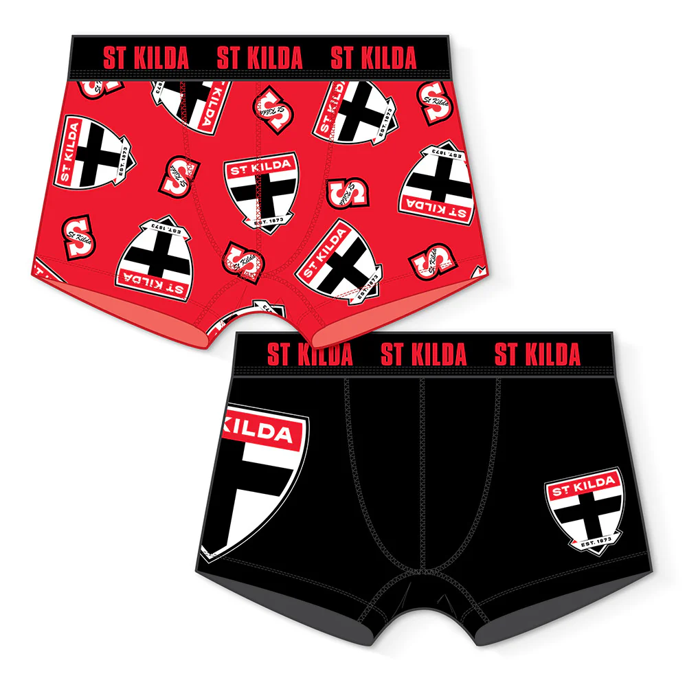 St Kilda Mens Trunks - 2 Pack
