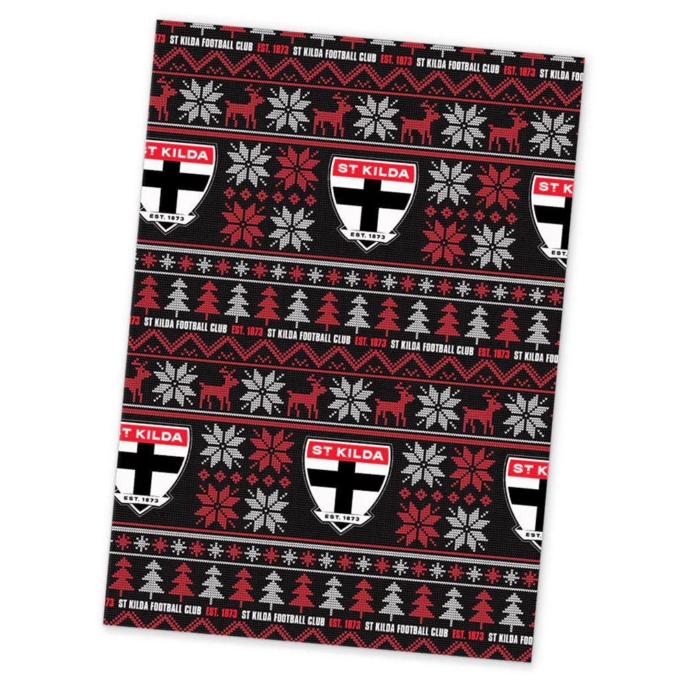 St Kilda Christmas Wrapping Paper - Image 2