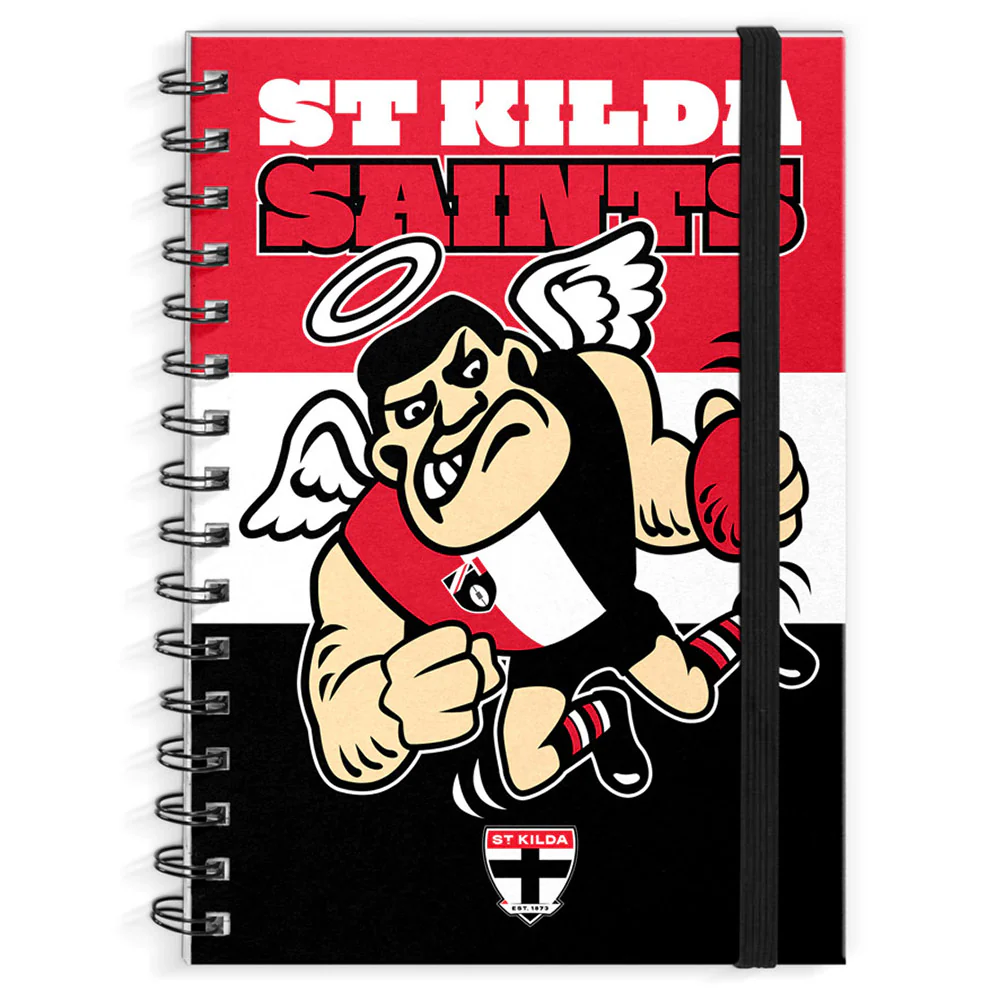 St Kilda Retro Mascot A4 Notebook - Image 2