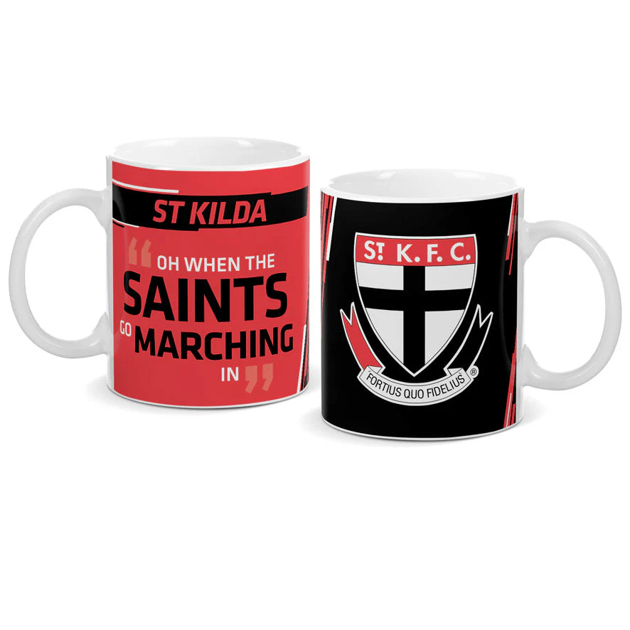 St Kilda Logo And Song Mug