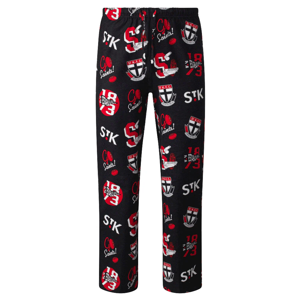 St Kilda Mens Flannel Pyjama Pants