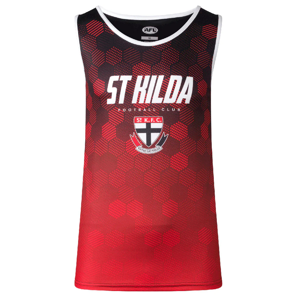 St Kilda Mens Premium Singlet
