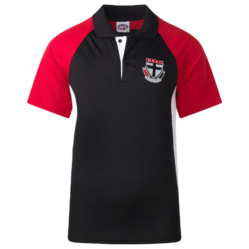 St Kilda Mens Summer Premium Polo
