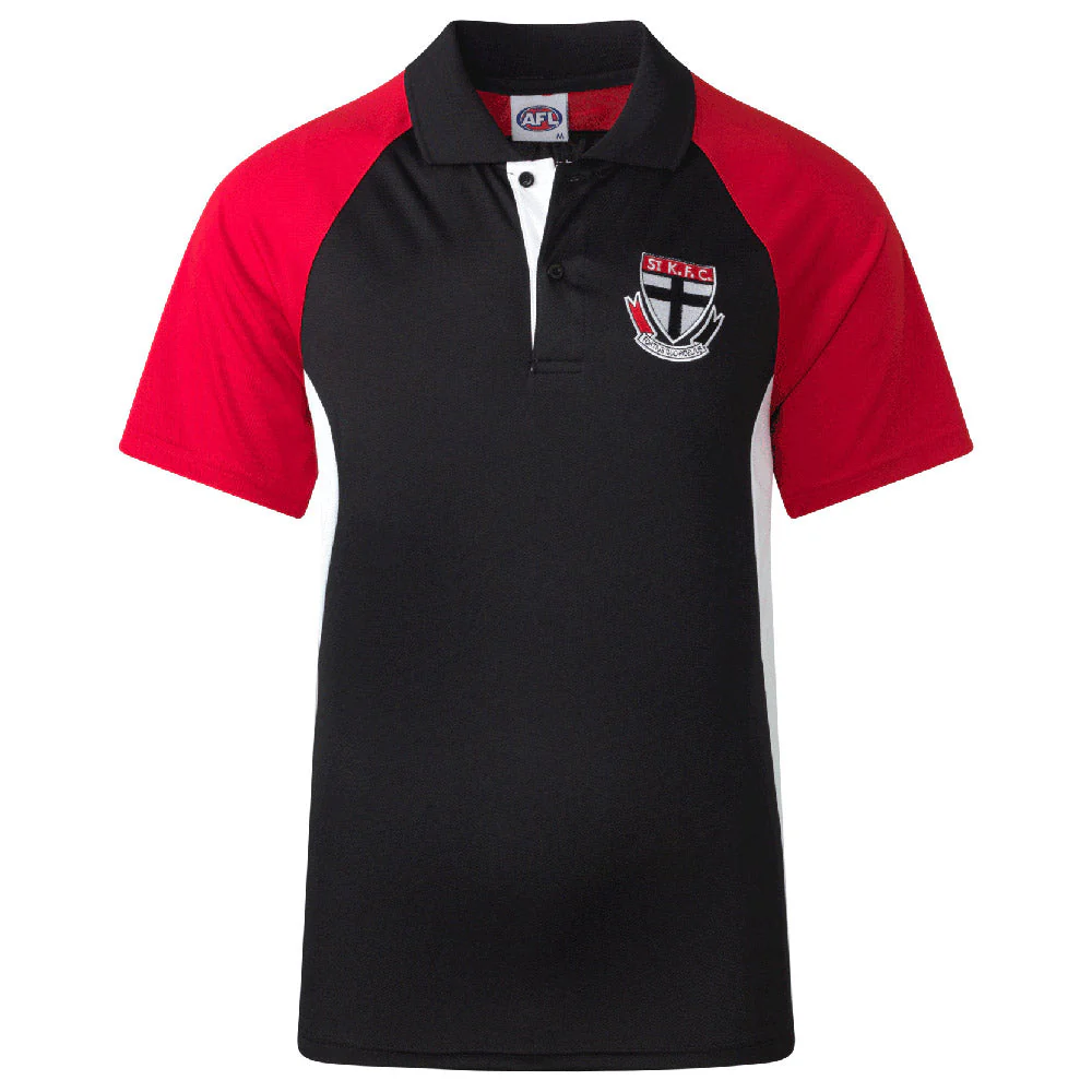 St Kilda Mens Summer Premium Polo - Image 3