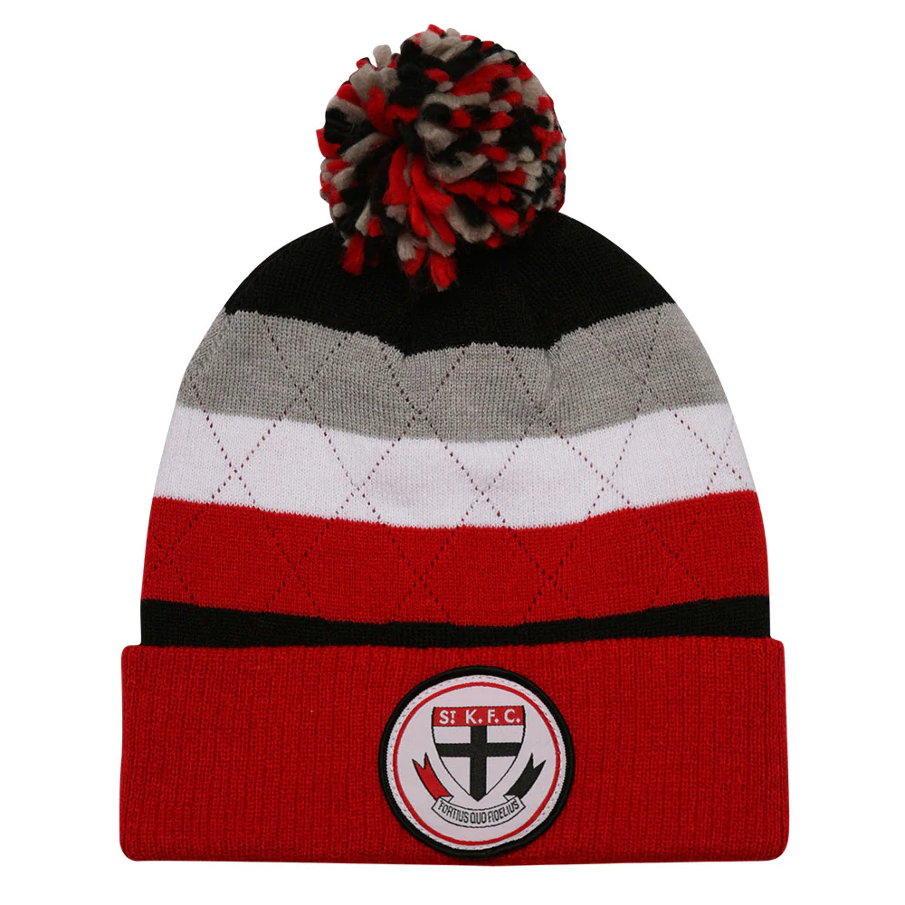 St Kilda Mens Supporter Beanie