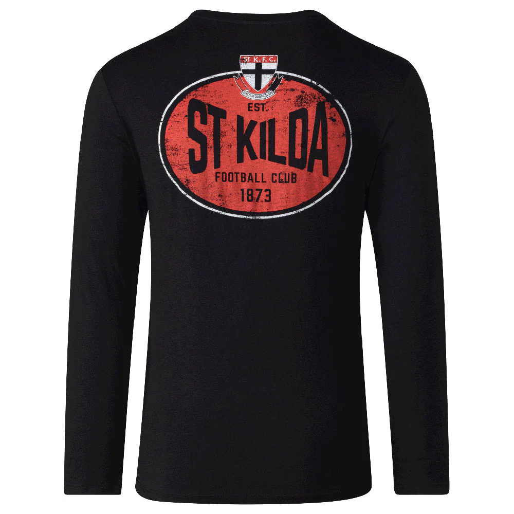 St Kilda Mens Supporter Long Sleeve Tee - Image 5
