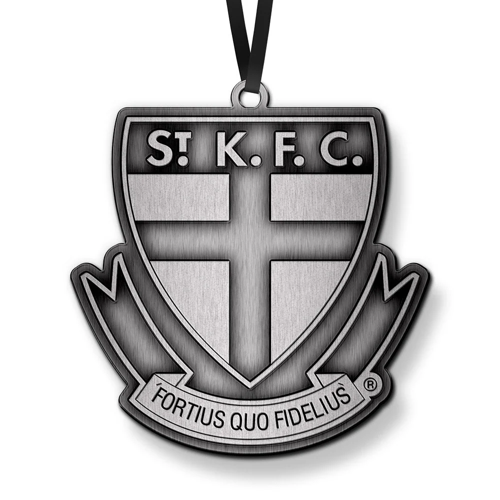 St Kilda Metal Christmas Baubles Ornaments - Image 2