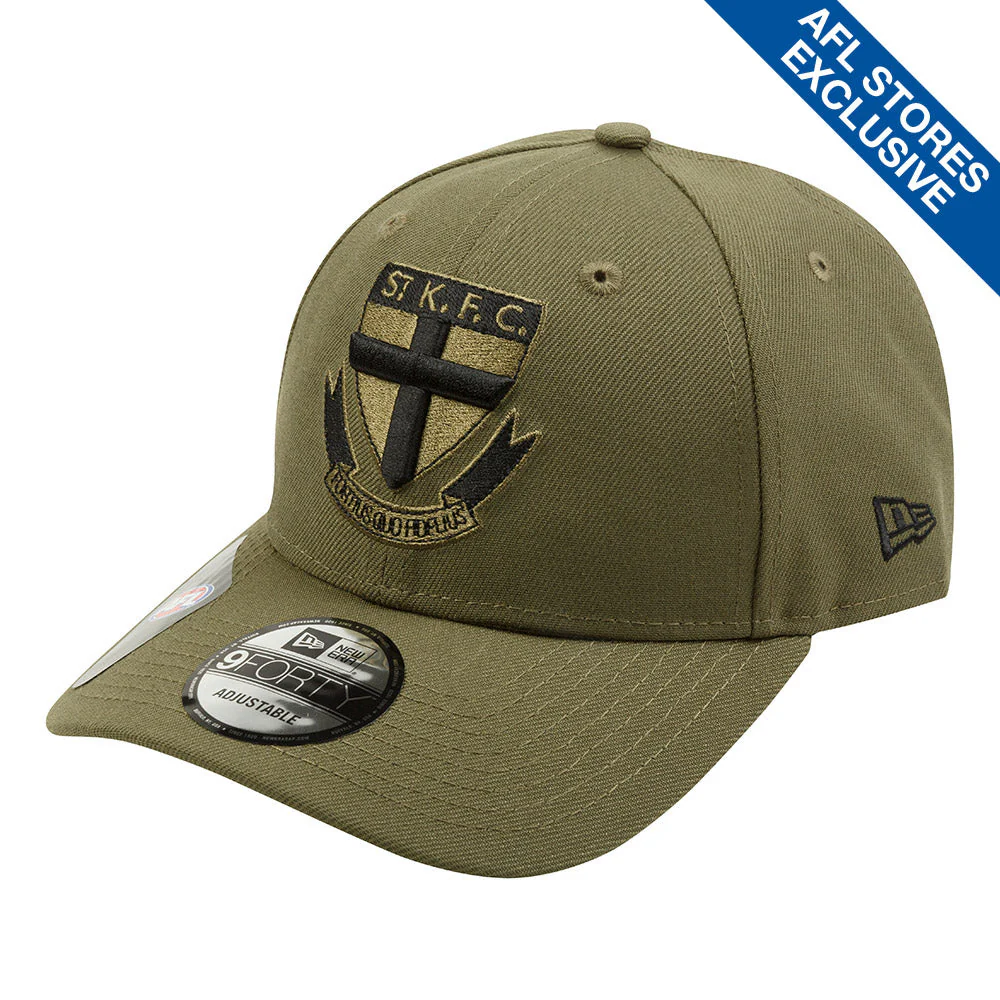 St Kilda New Era 9/40 Olive Snap Cap - Image 3