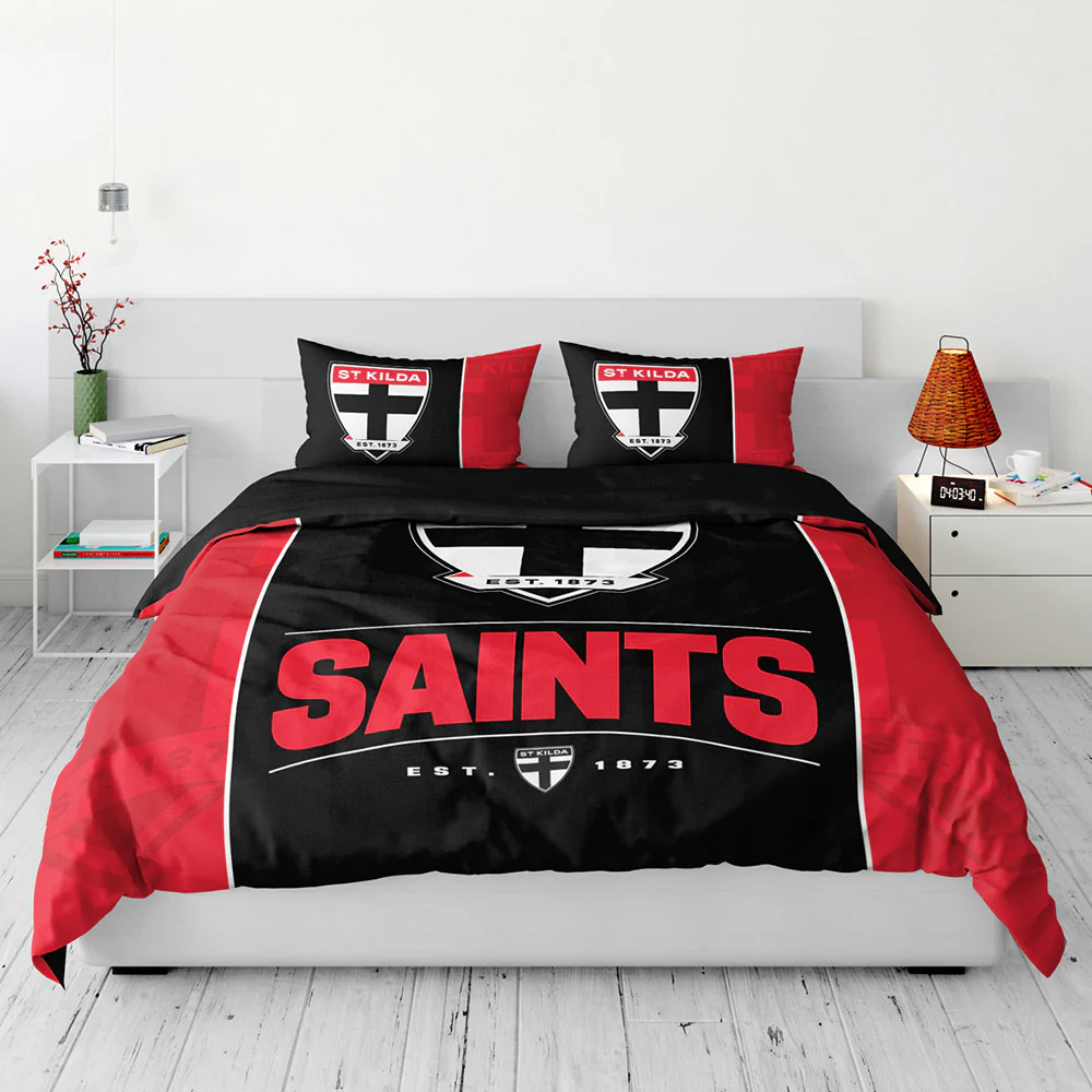 St Kilda Queen Quilt Cover Set