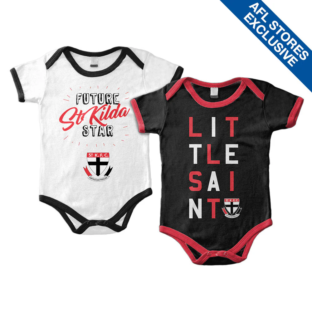 St Kilda Set Of 2 Infant Grow Suits - Image 2