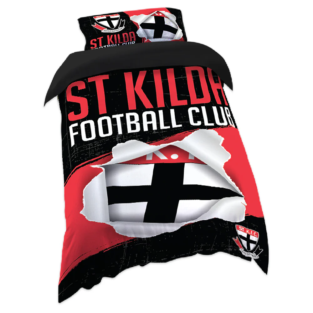 St Kilda Single Quilt Cover Set