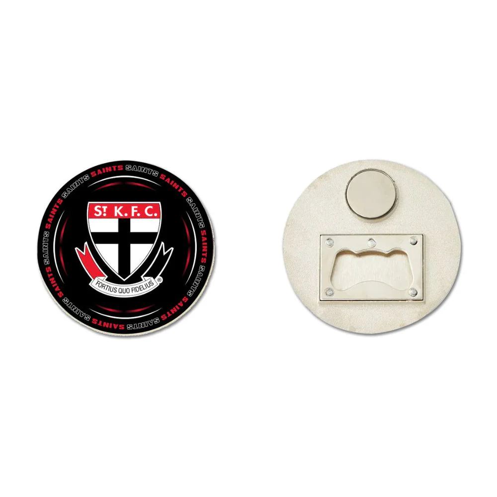 St Kilda Team Logo Bottle Opener Magnet