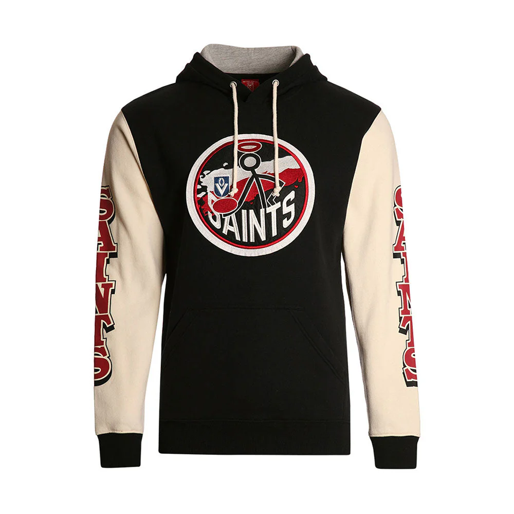 St Kilda Youth Retro Pullover Hoody - Image 3