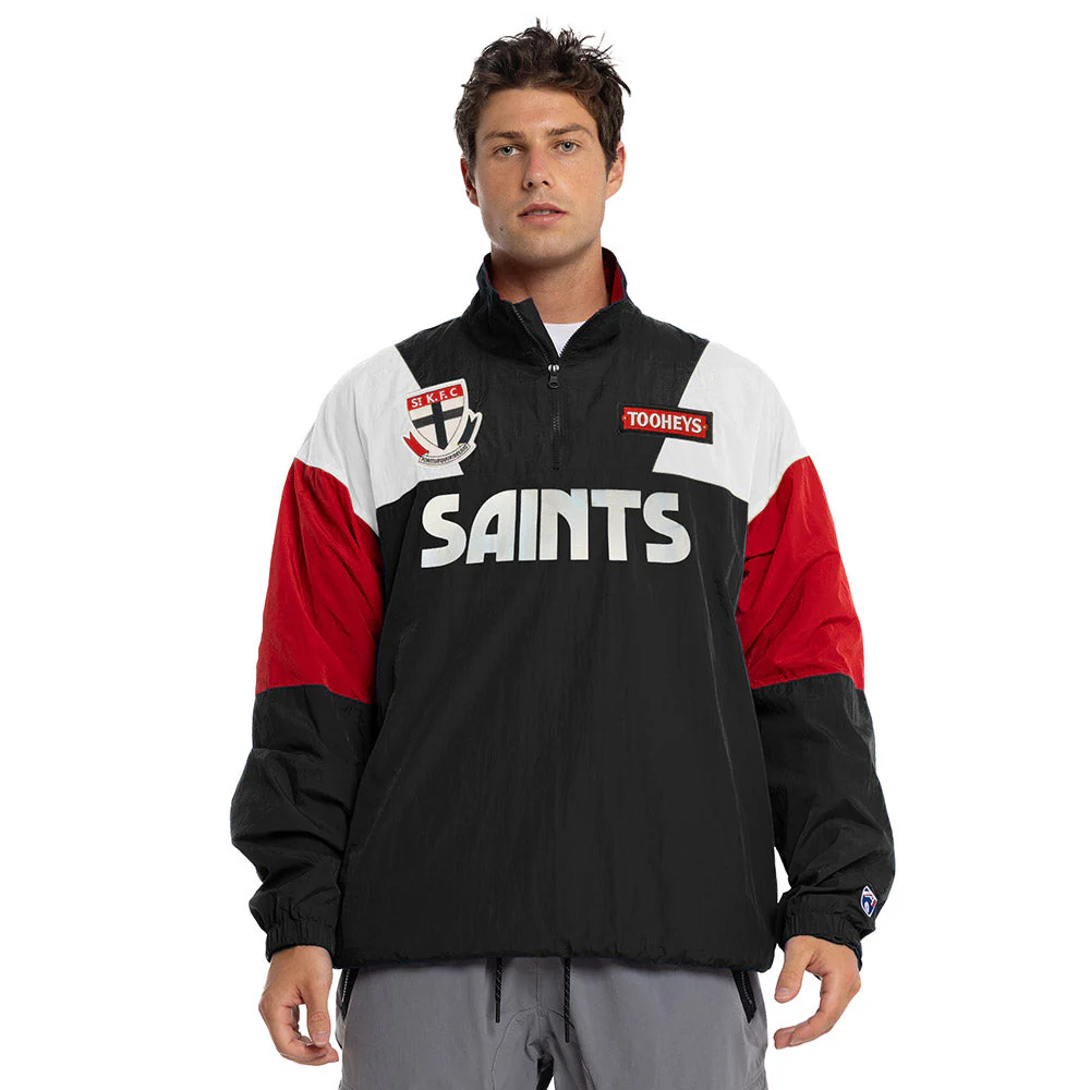 St Kilda Adults Throwback Pullover Windbreaker
