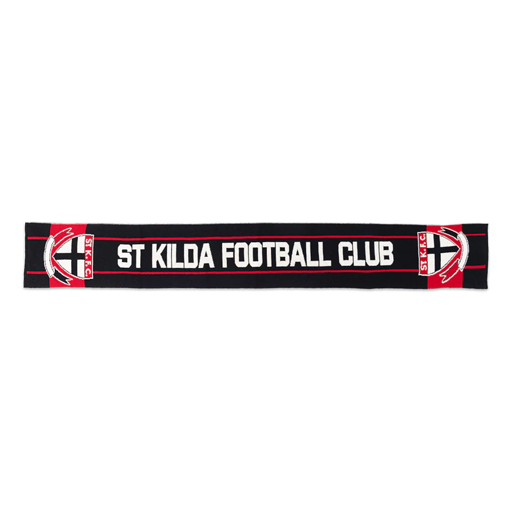 St Kilda 2024 Merino Wool Scarf - Image 5