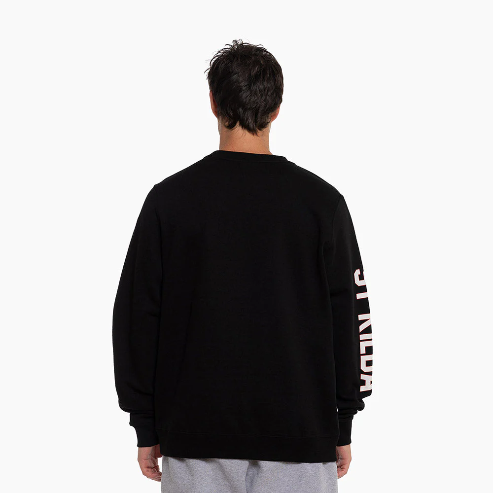 St Kilda Mens Patchwork Crew Sweater - Image 3