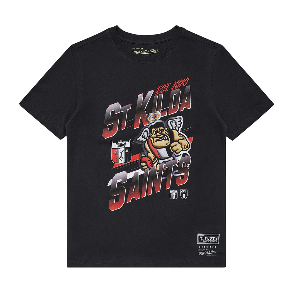 St Kilda Mitchell & Ness Mascot Character Youth Tee