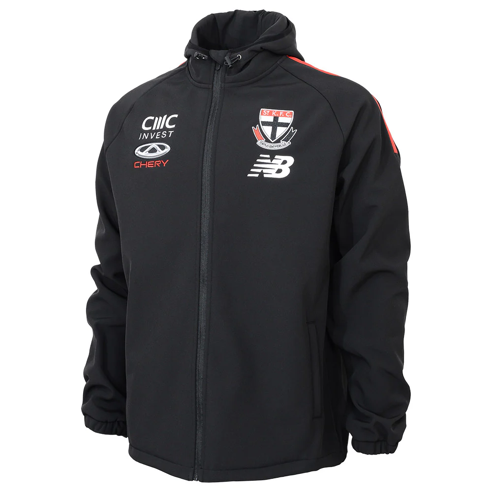 St Kilda 2024 Authentic Adult Team Winter Storm Jacket