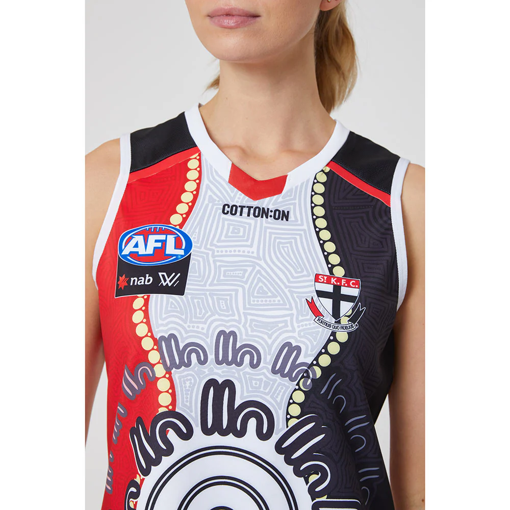 St Kilda AFLW Season 7 Womens Indigenous Guernsey - Image 7