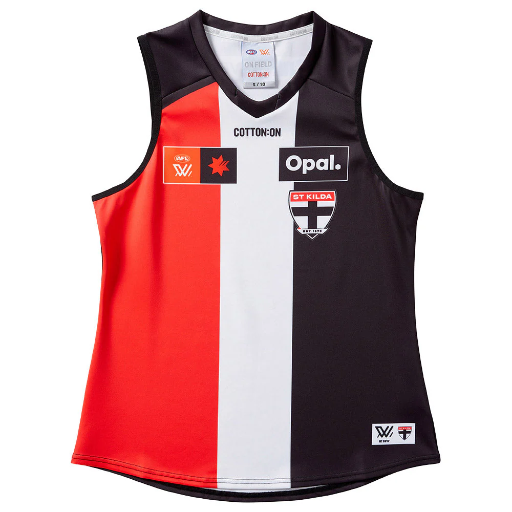 St Kilda AFLW S10 Home Guernsey