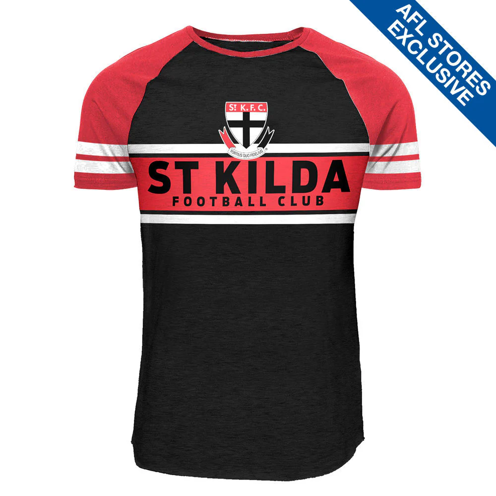 St Kilda Kids Raglan Tee - Image 3
